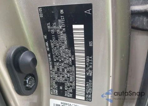 2005 Toyota Sienna Xle from USA, damaged, VIN 5TDBA22C85S039884